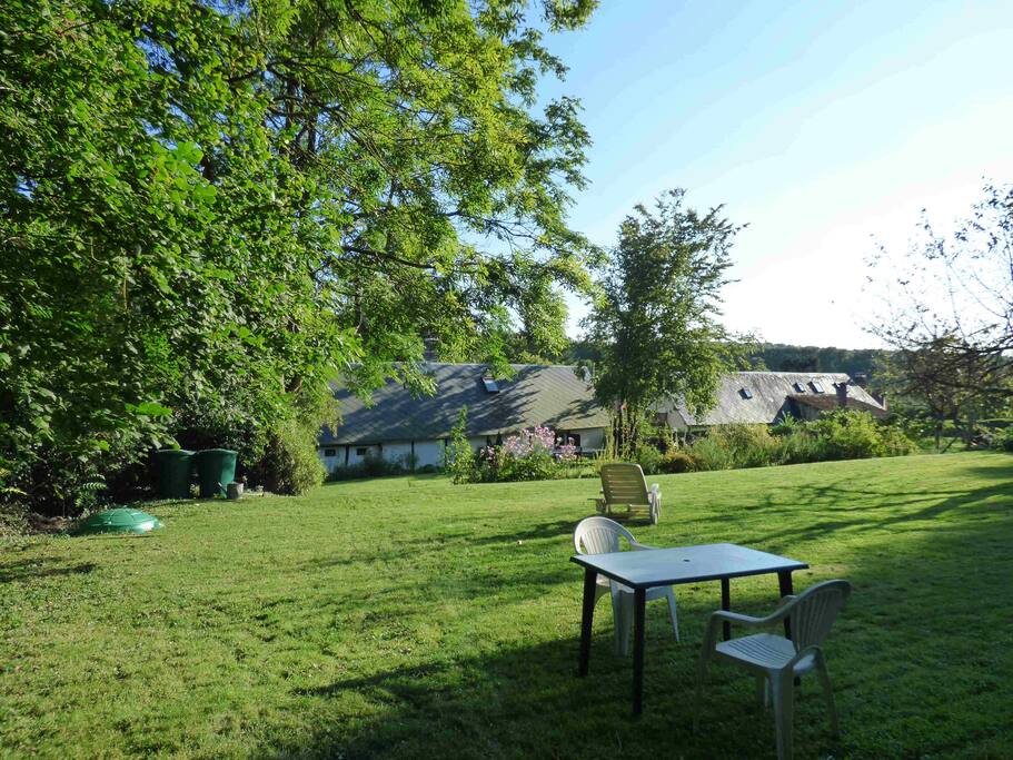 Terrain derrière la maison