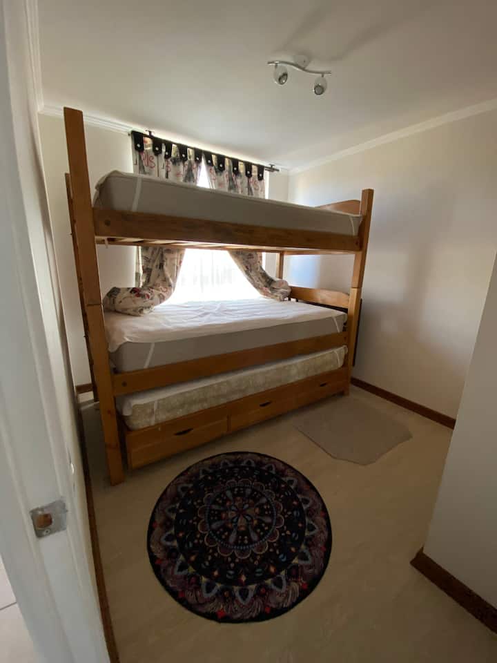 Segundo dormitorio 3 camas 