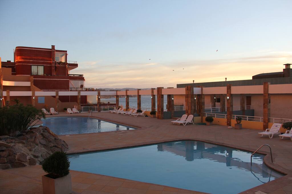Espectacular vista desde la piscina