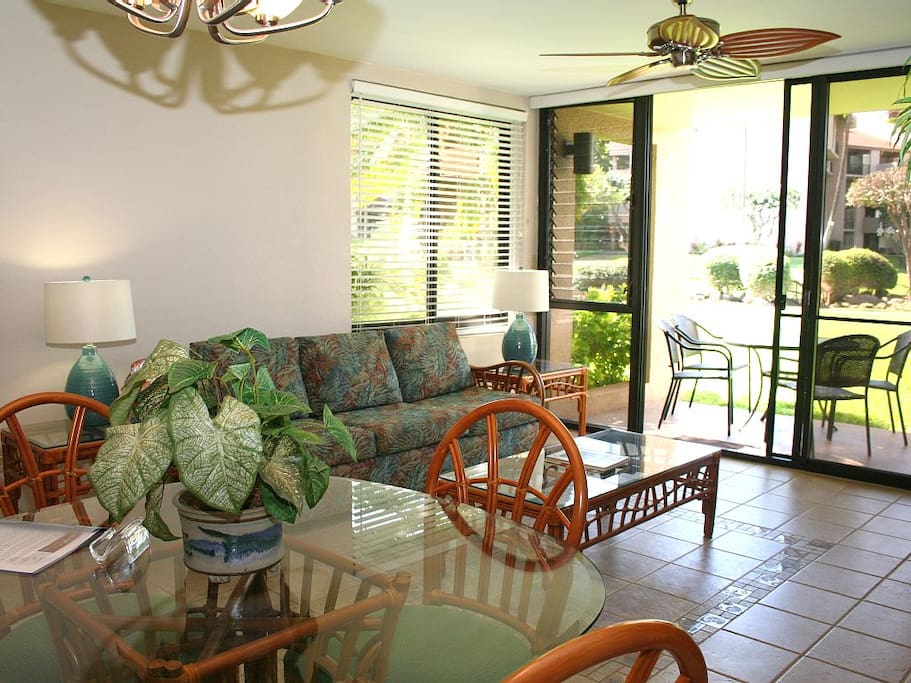 Spacious Living Room And Dining Room Area