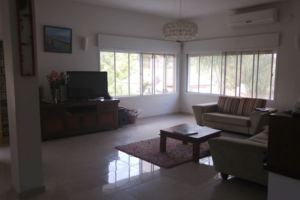 spacious living room
