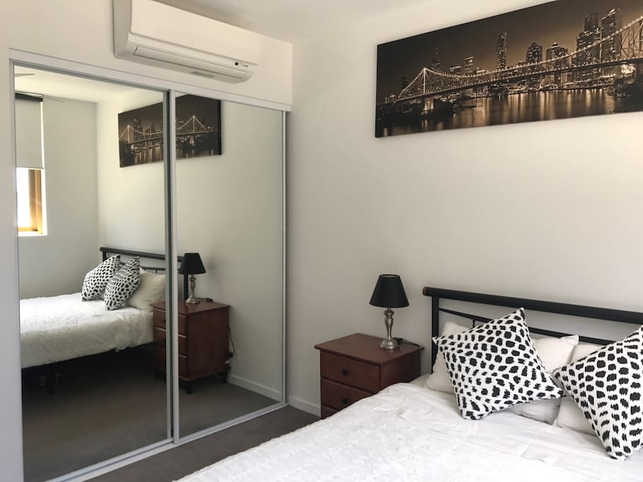 Your bedroom has an aircon