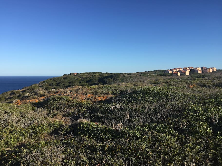 View of the private village