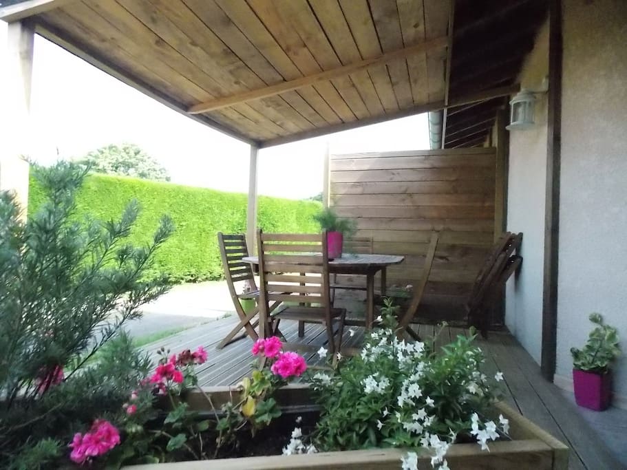 Terrasse couverte