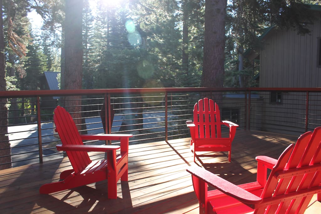 Front deck.
