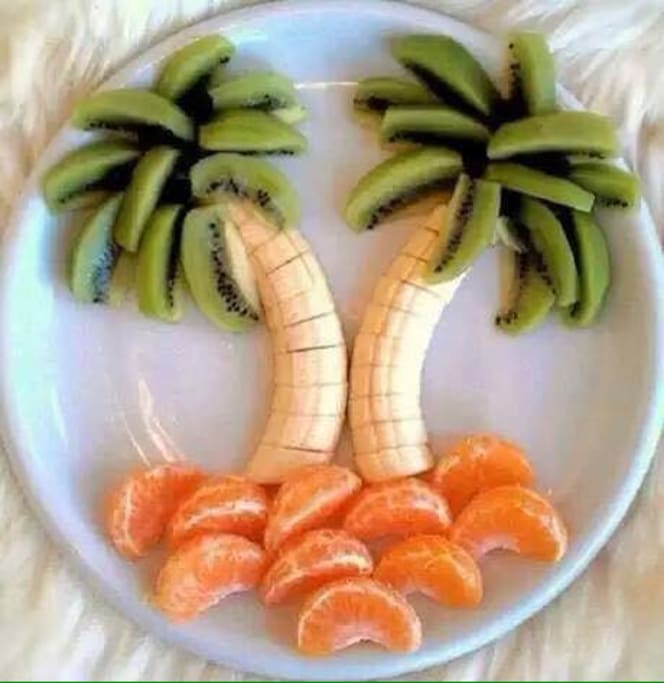 A fresh dish made of delicious fruits