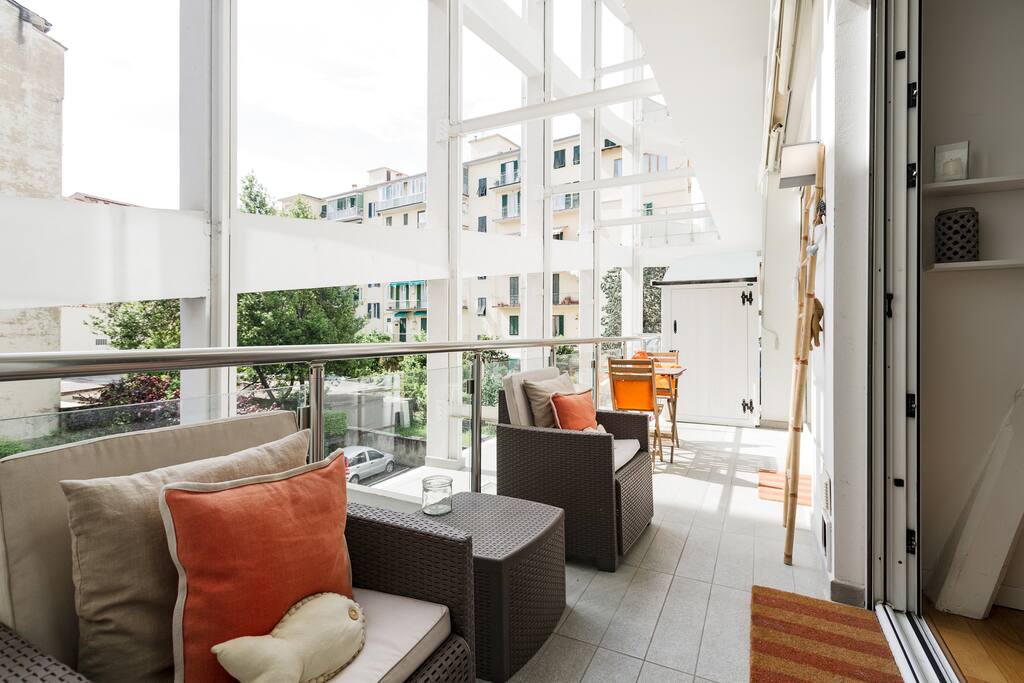 The Terrace with armchairs