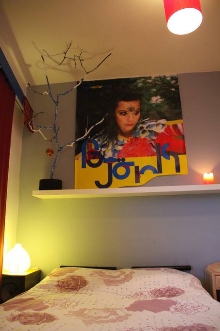 Bedroom: 1 Double bed, Desktop, Furniture & Closet ( Private Room )