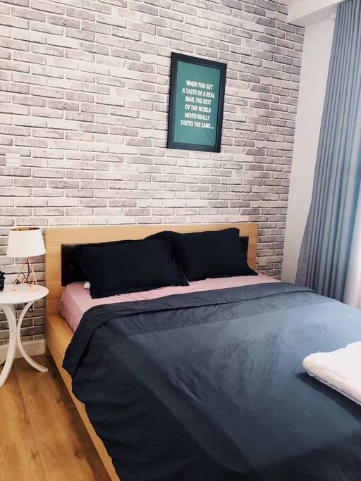 Bedroom with a comfortable bed
