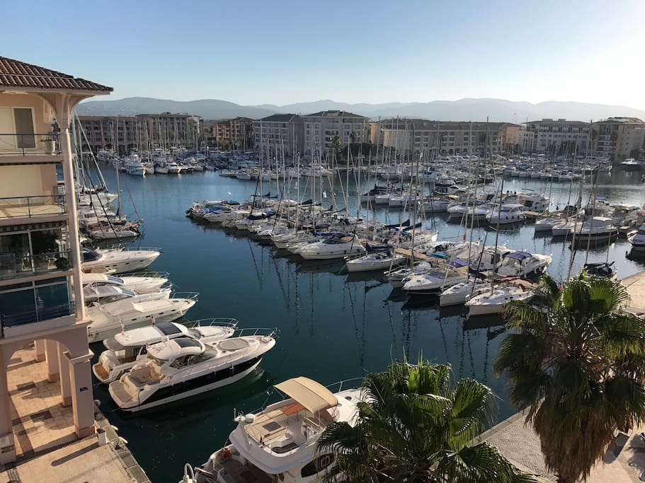 Vue port de la terrasse