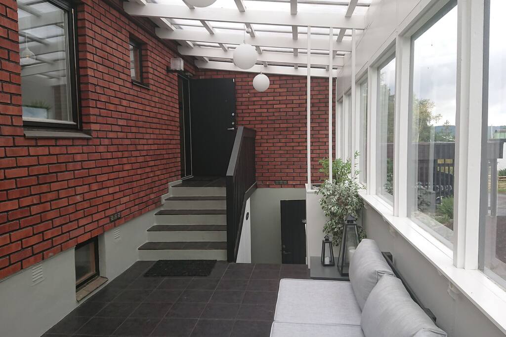 Entrance to the house.