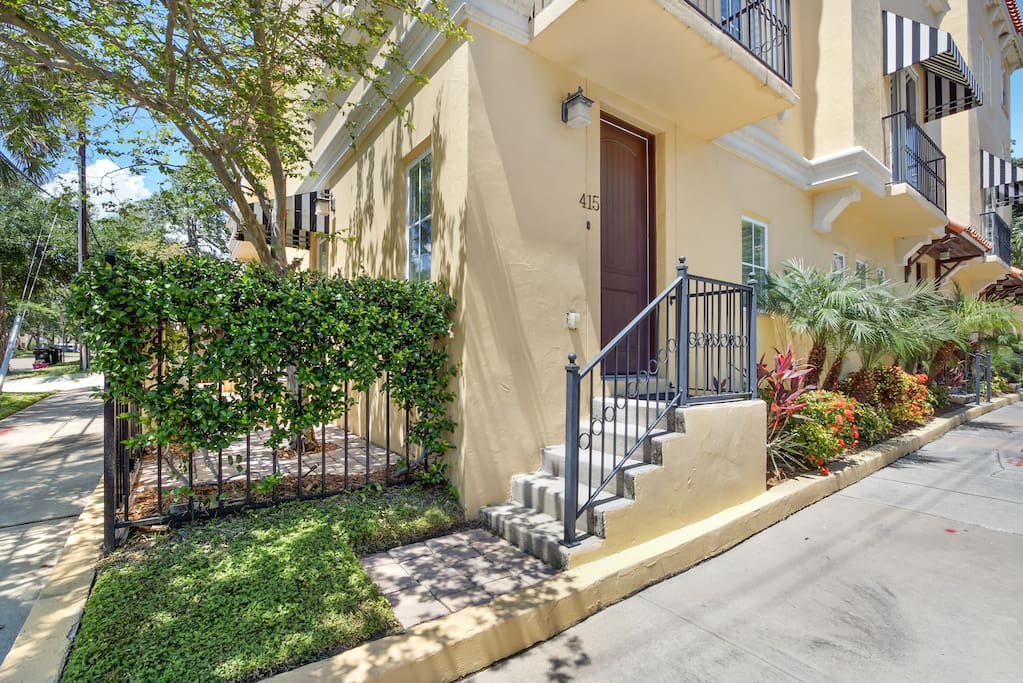 Front Exterior - Front Door with Smart Lock Entry