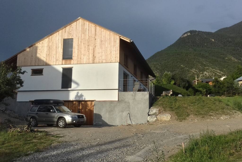 Vue depuis l'arrivée