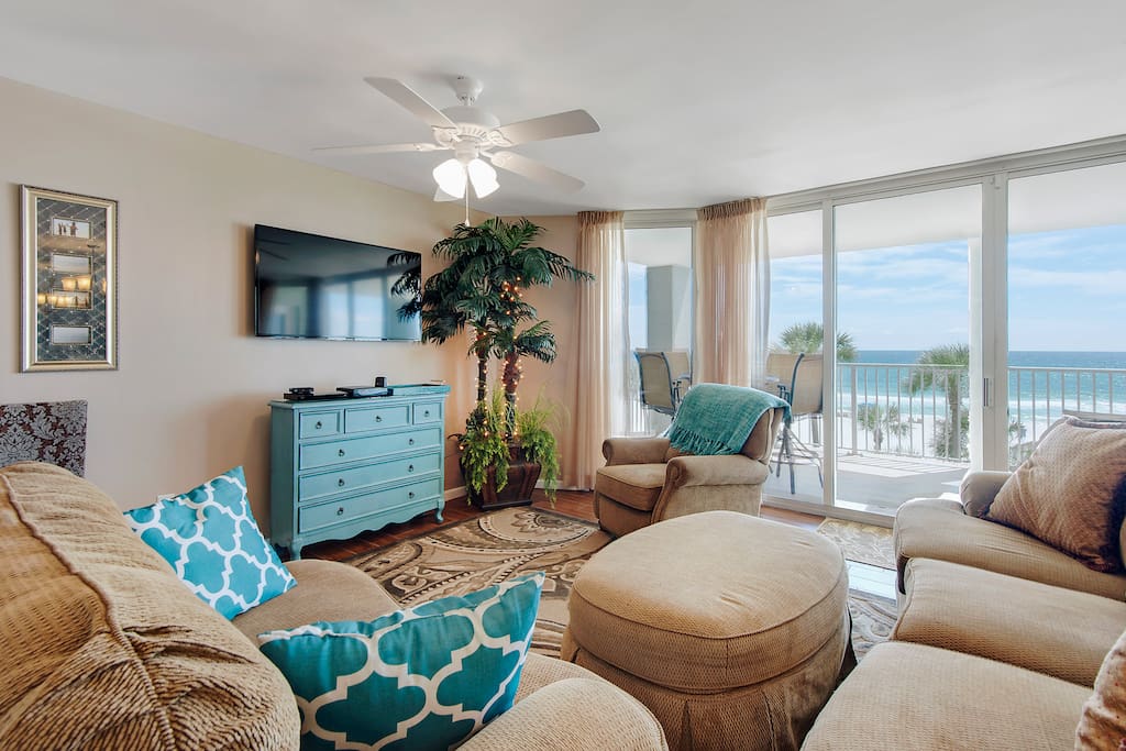 Living room with Smart TV