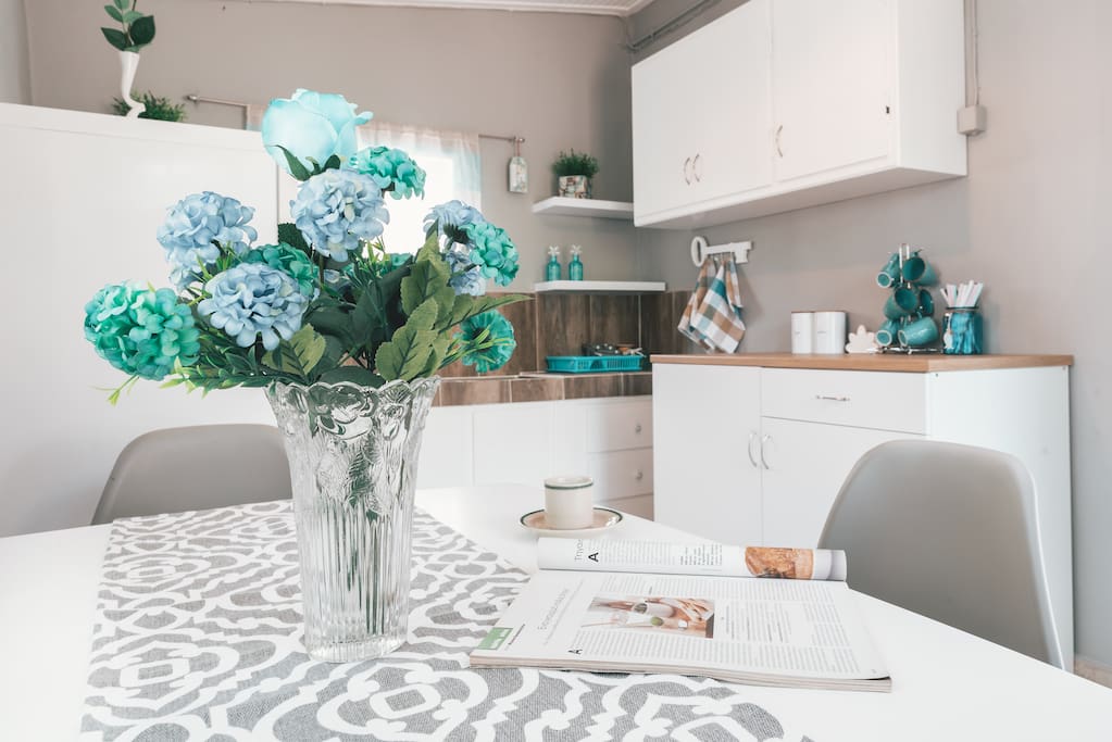 Enjoy your breakfast at our beautiful kitchen..