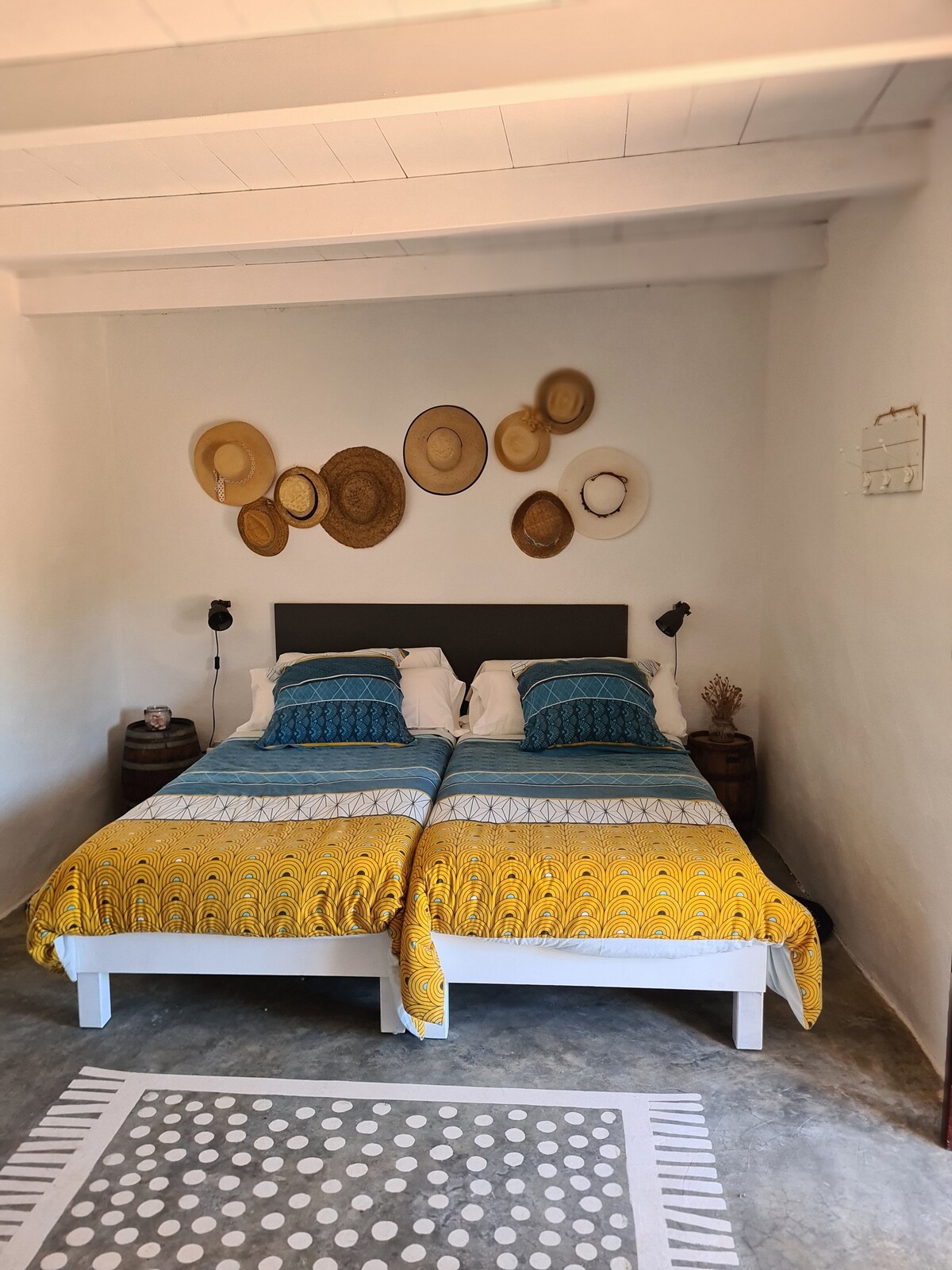 спална соба 2 кревета во анексот