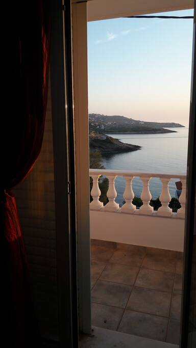 sun rise,veranda view.
