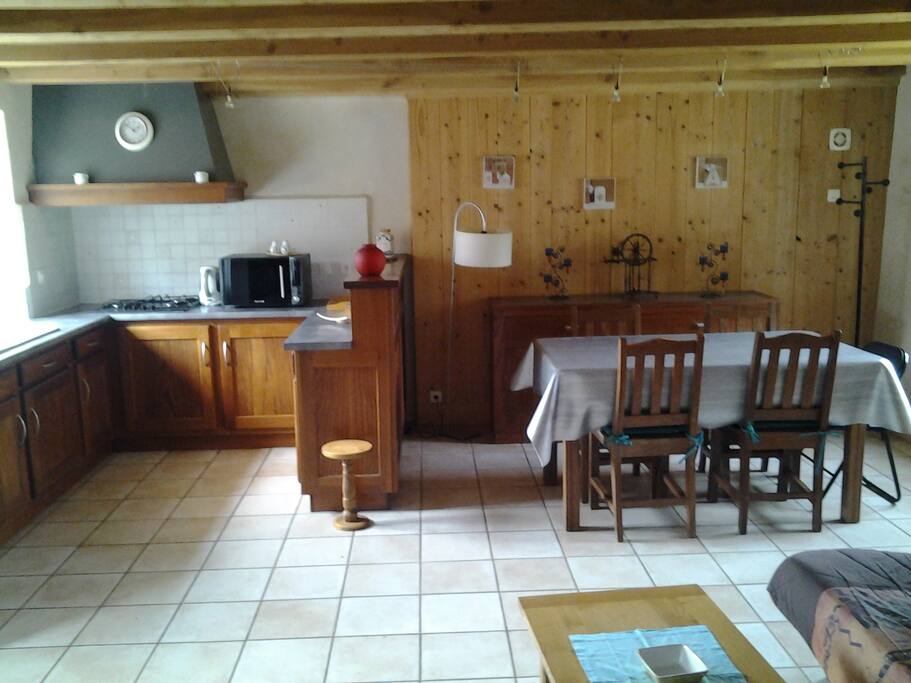 Cuisine ouverte de 35m2