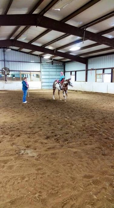 Indoor riding arena