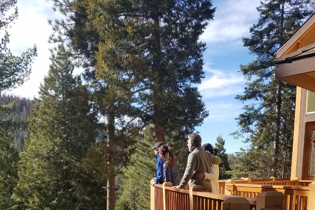 Come enjoy the views from the wrap around deck.