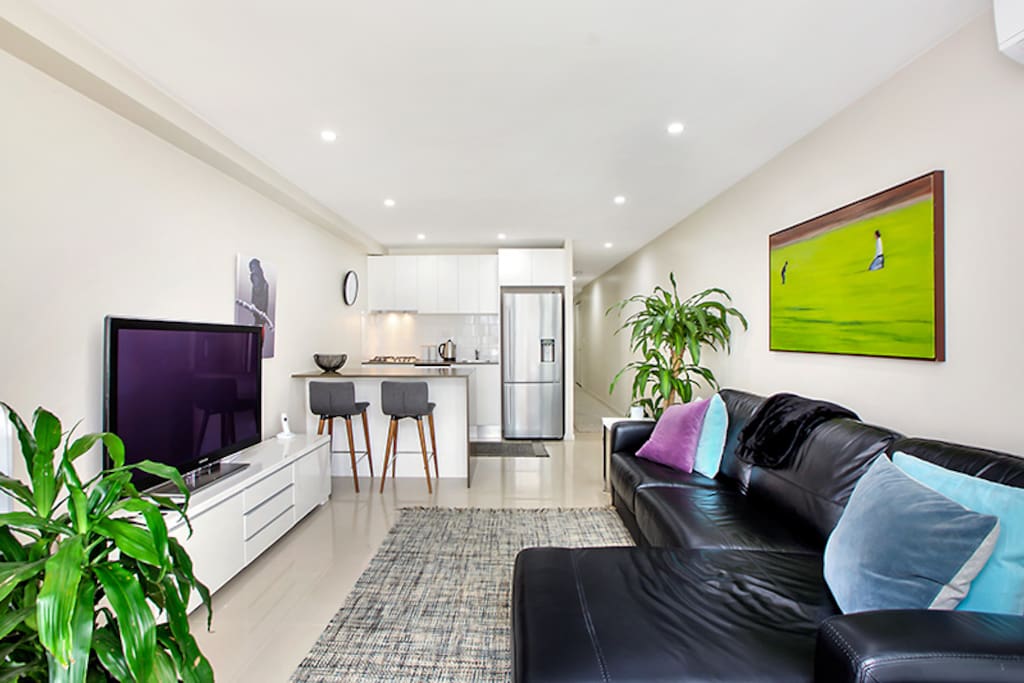 Light filled open plan living