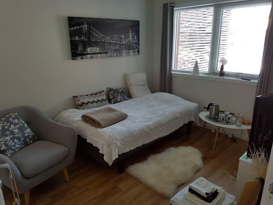 Your room downstairs