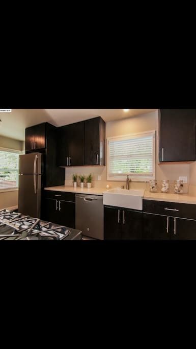 Updated kitchen with new amenities.