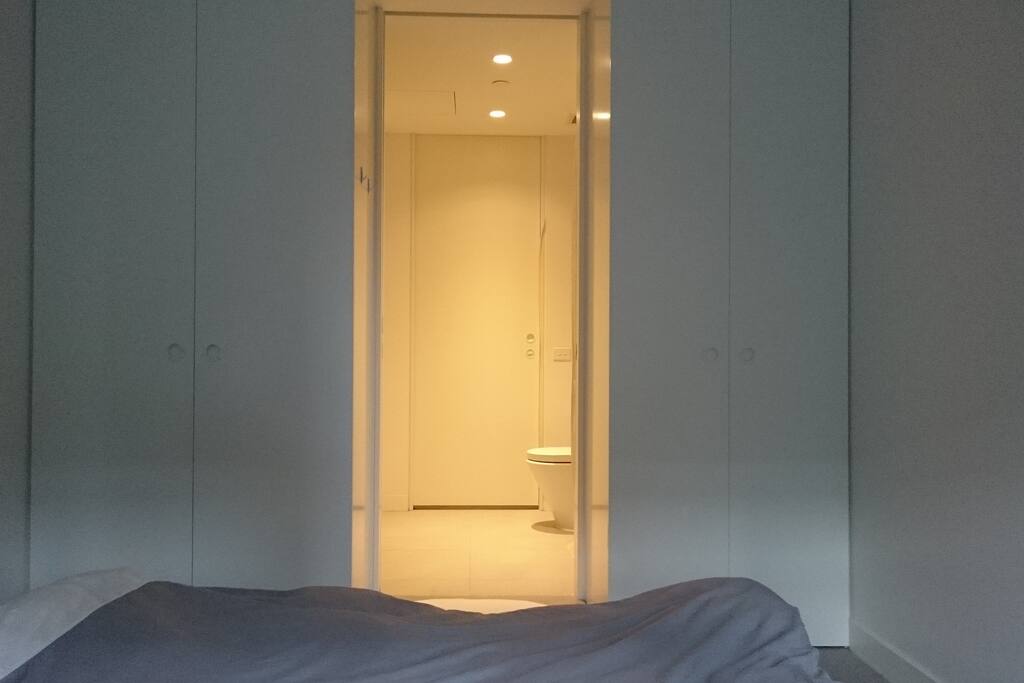 View of Toilet from Double Bedroom (Toilet is connected between double bedroom & single bedroom)