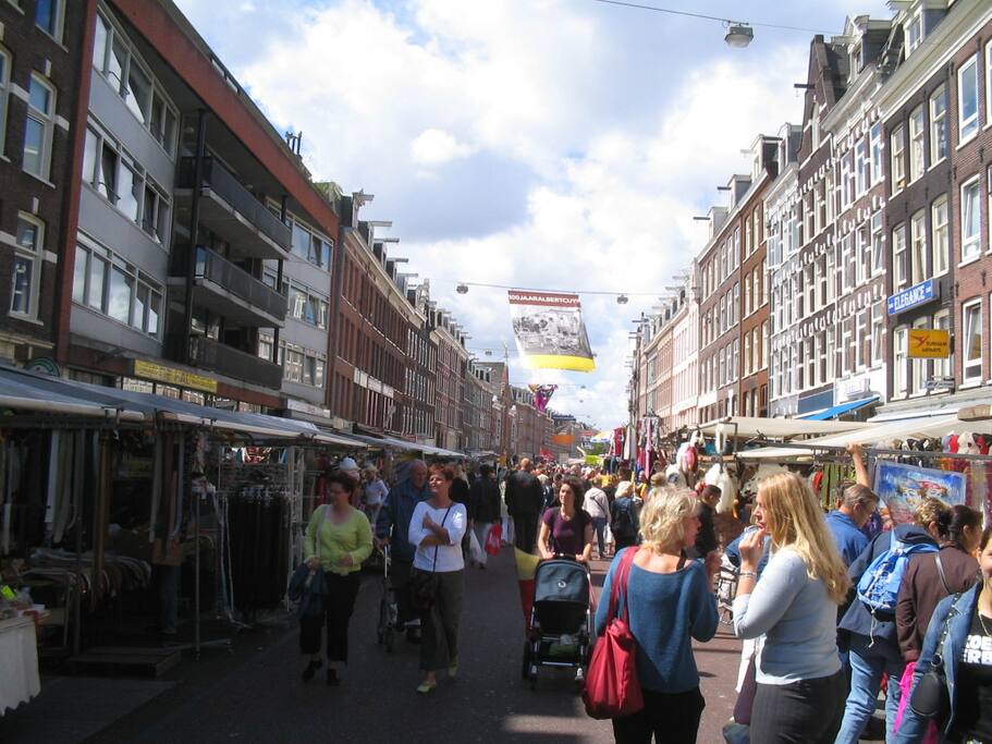 In close proximity of Albert Cuyp market