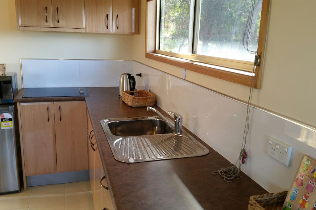 Open and sunny kitchen