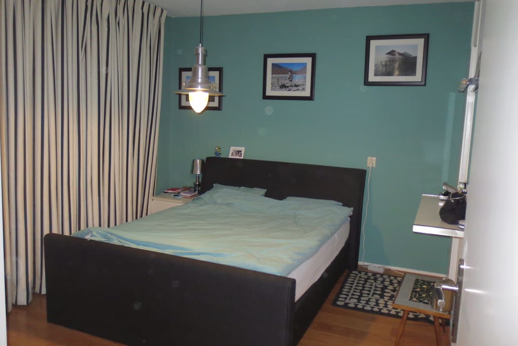 Bedroom accommodated with comfortable big bed