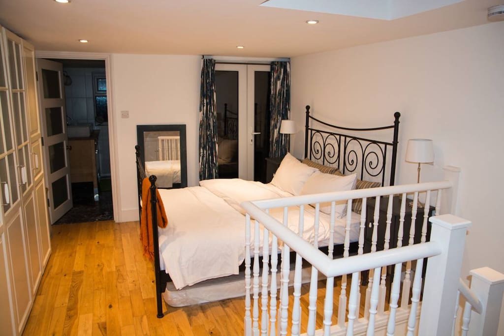 Master bedroom on second floor with en-suite bathroom