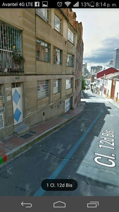 foto de la casa y de la calle 12dbis