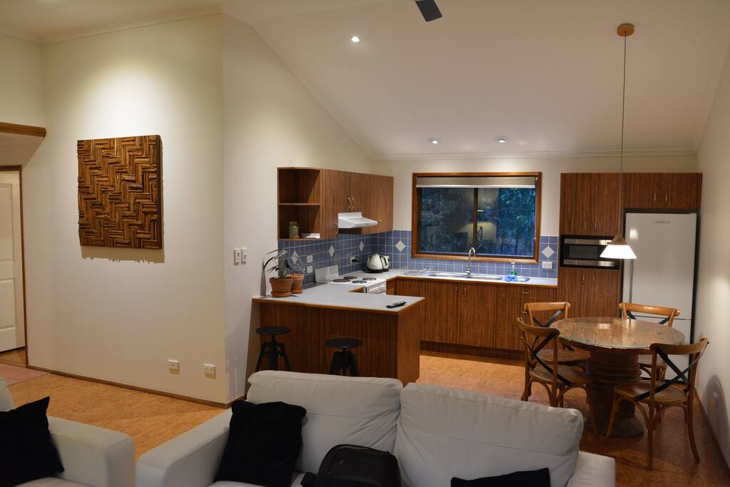 Kitchen and dining area