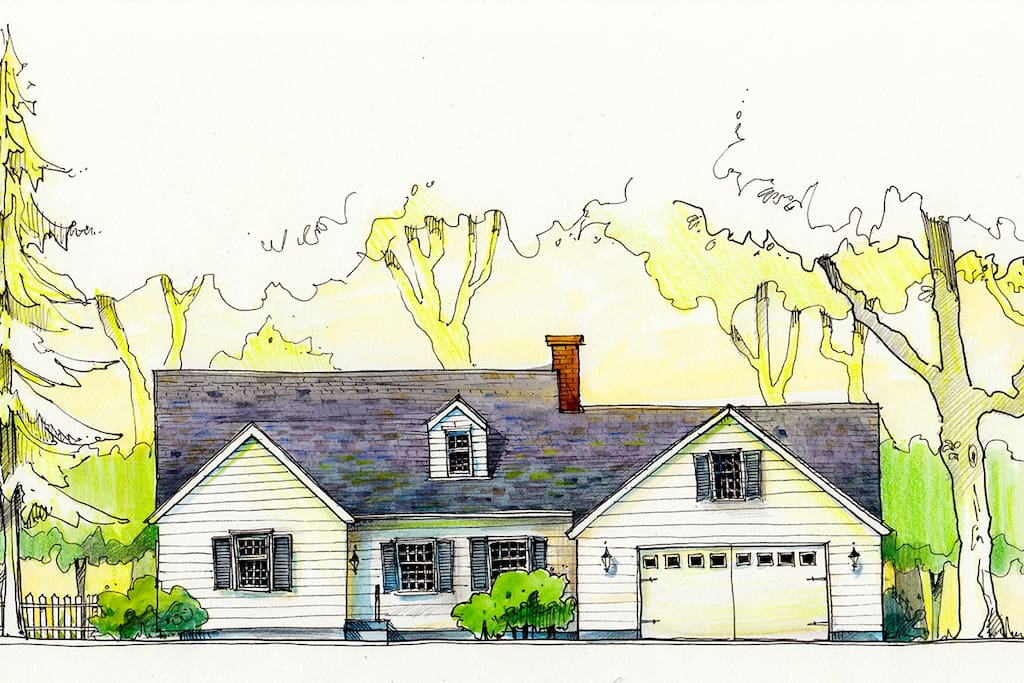 Illustration of the house