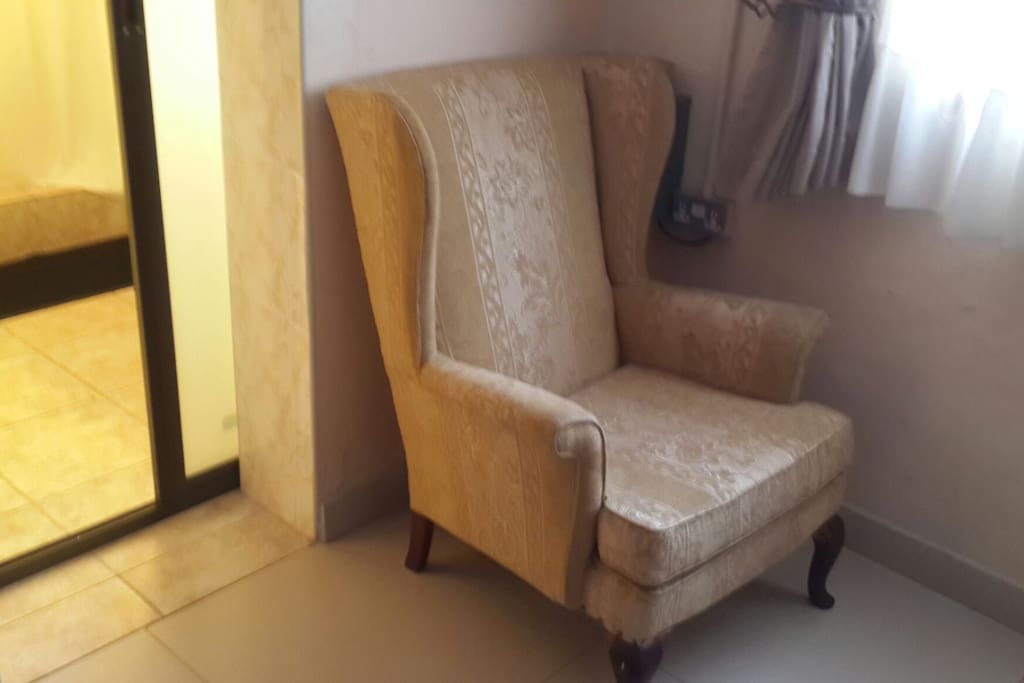 Executive chair in the bedroom