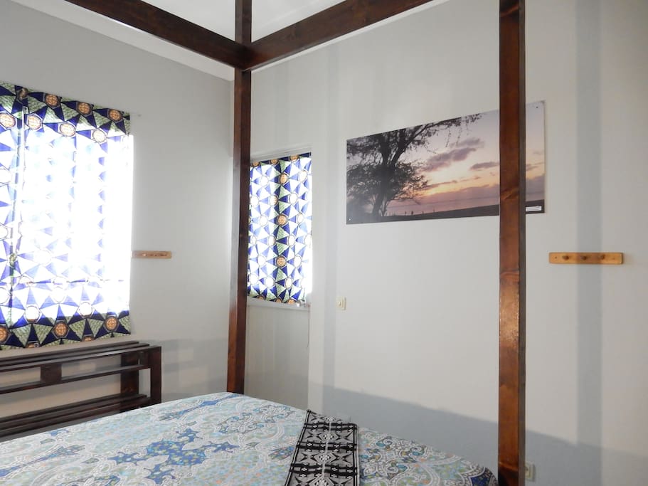 Natural light with window and balcony