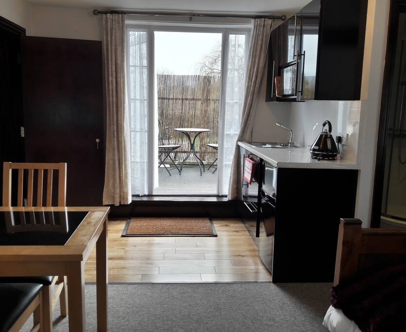 View to the balcony
