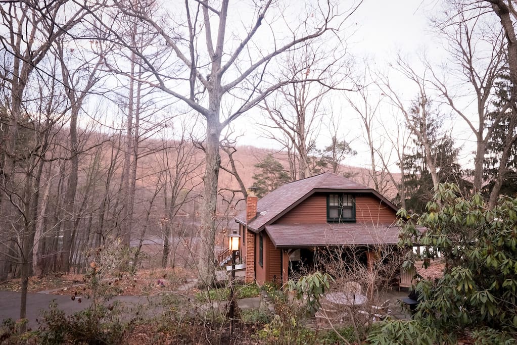 Back of cottage, with private parking