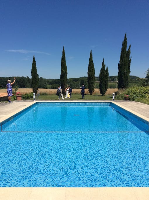 After the wedding, a few more photos in the garden