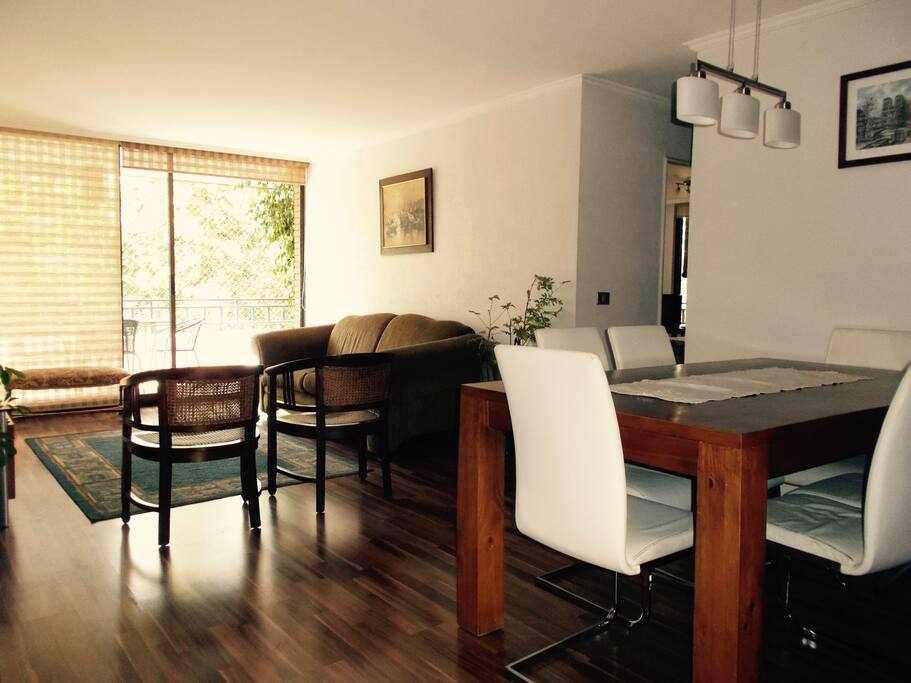 Vista general del Living-comedor