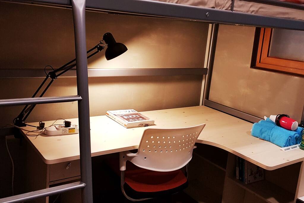 Desk and chair