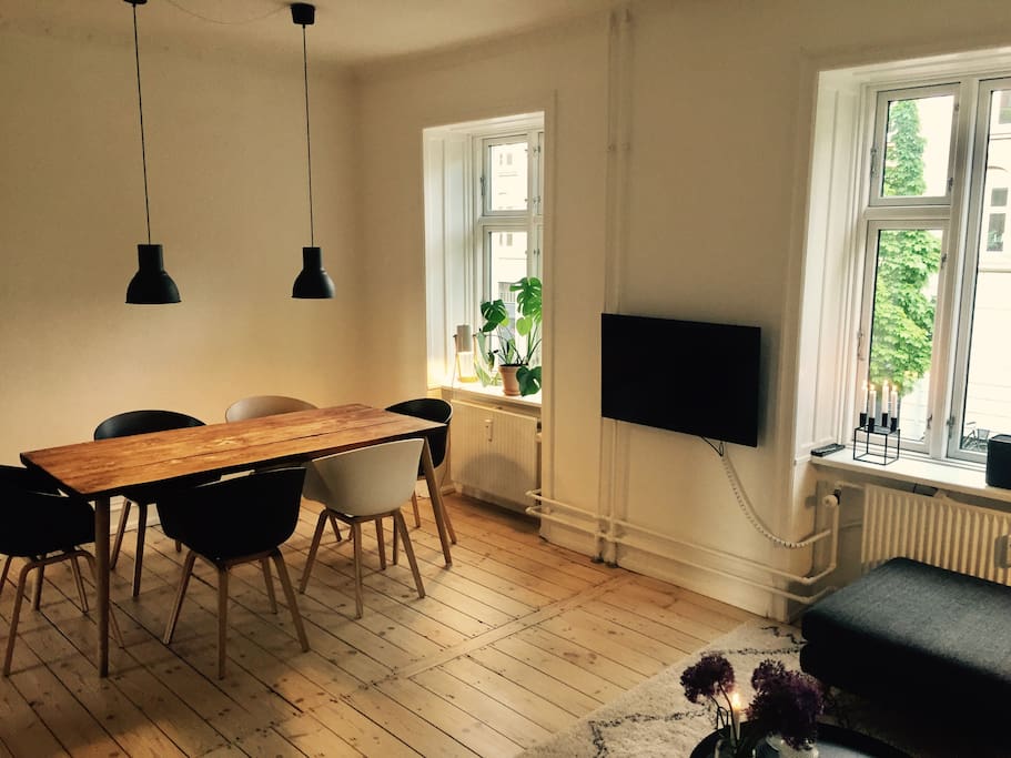 Nordic style dining table and furniture