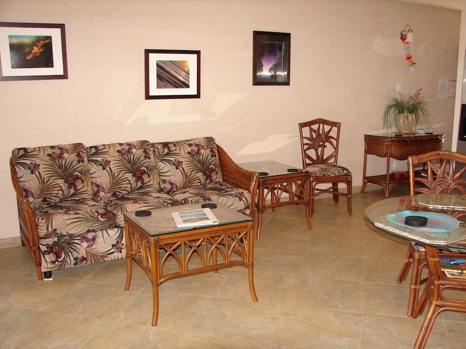 Comfortable seating area