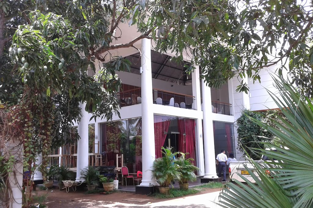 view from the front
