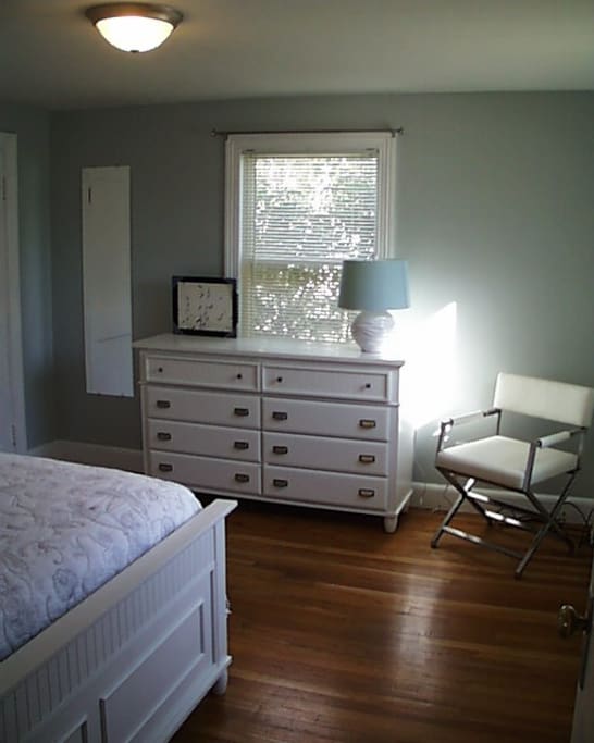 First floor bedroom with queen bed