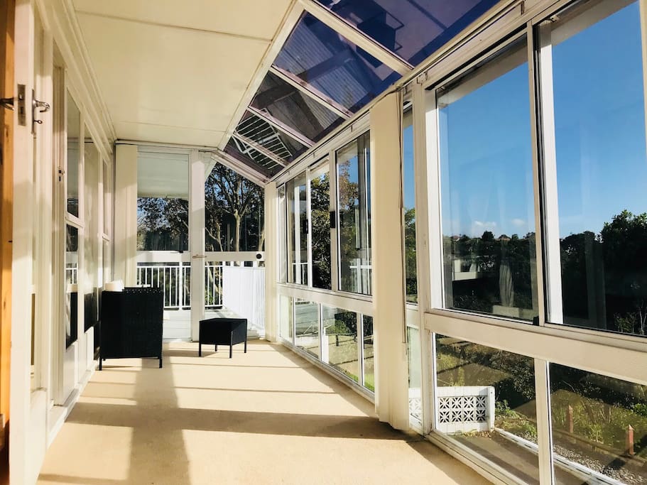Private large balcony for your holiday.