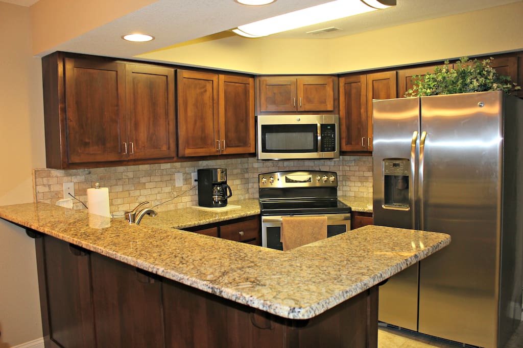 Everything you need to cook in this newly remodeled kitchen!