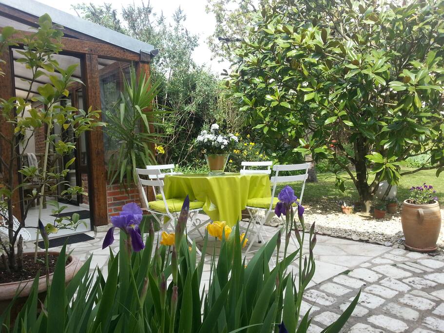 vue jardin