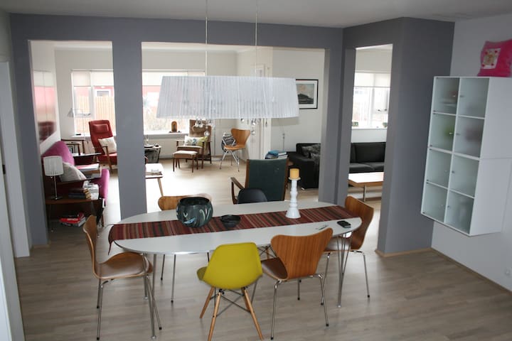 Warm, bright and welcoming.